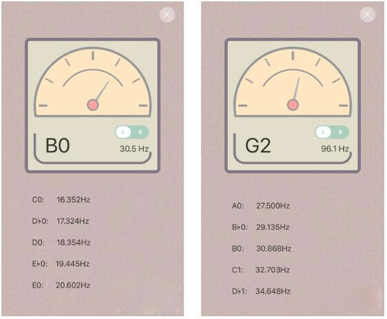 AwesTuner评测： 乐器党必备的调音神器