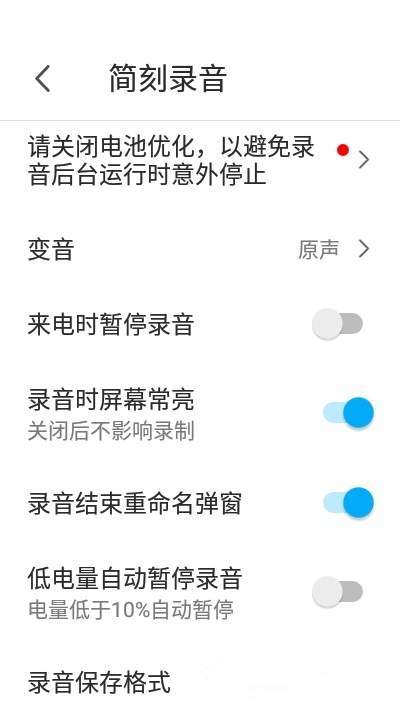 简刻录音精简版截图2