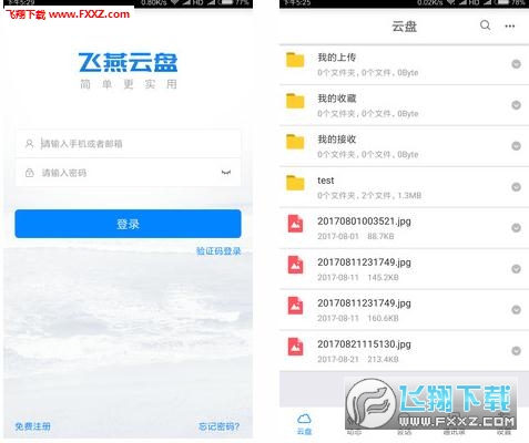 飞燕云盘精简版截图2