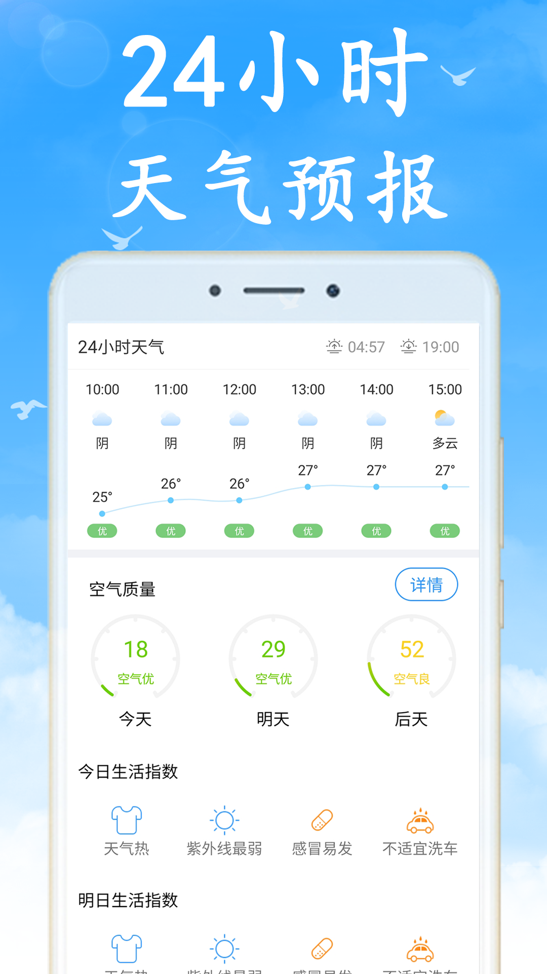 全国实时天气预报